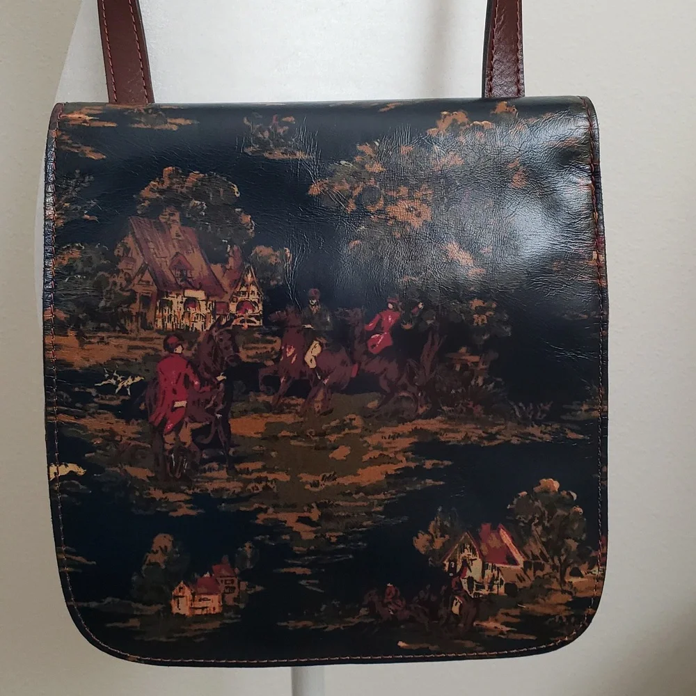 Patricia Nash Granada Leather Crossbody Kent Countryside - Picture 5 of 16